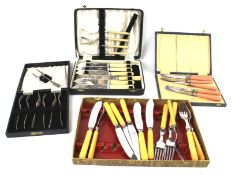 An assortment of flatware.