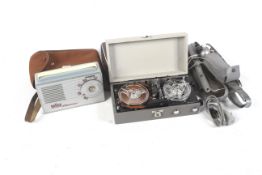Two vintage radios.