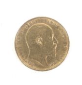 An Edward VII sovereign,