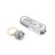 A late Victorian silver box and a child's rattle. - Image 1 of 2