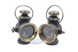 Automobilia - A rare pair of 'Wyncott & Son,