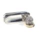 A late Victorian silver box and a child's rattle. - Image 2 of 2