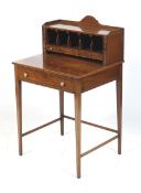 A Georgian mahogany Bonheur du Jour / Writing Desk.