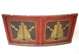 A section of a vintage circus ring.