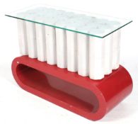 A Sarah Swords-King designed contemporary coffee table.