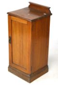 A Victorian mahogany pot cupboard.