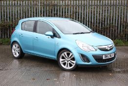 A 2012 Vauxhall Corsa SE Auto. 1.4 petrol, 5 door hatchback, reg. BN12 NLY.