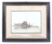 A WWI Royal Navy photograph of HMS Taurus (1917), R-Class Destroyer. Pennant no F39 Nov. 1919.