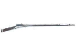 A foreign possibly Indian match lock musket.