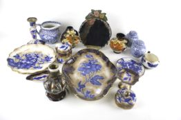 An assortment of mostly 20th century ceramics.