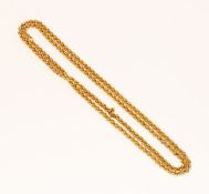 14 k Gelbgold Kette, 30 gr., L 90 cm