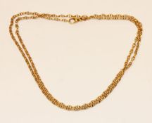 14 k Gelbgold Kette, 4,36 gr., L 58 cm