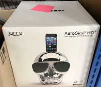 A Jarre AeroSkull HD+ speaker in chrome effect,