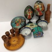 A collection of modern Russian lacquered