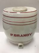 A collection of five various spirit barr