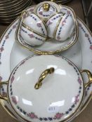 A Limoges porcelain dinner service compr