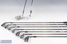 Ben Hogan Apex II Golf irons (x9) includes 3, 4, 5, 6, 7, 8, 9 E & Sand Iron, AMF Labelled shafts,