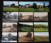 Collection of 15x various early London, Kent and Southern Counties golfing postcards from 1904