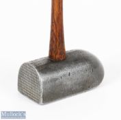 Interesting and scarce William Sear of London Harlesden Gardens croquet style Torpedo putter -