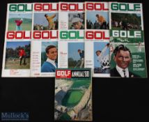 1967 Golf World Monthly magazines (11) a near complete run missing only the December issue - again