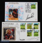 1994 Open Golf Championship signed First Day Silk Covers (2) - the one signed by the 1994 Open