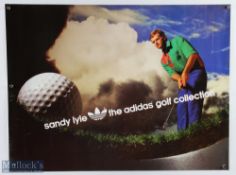 1986 Sandy Lyle Adidas Golf Collection Posters x2, both have some signs of wear - size is 60cm x