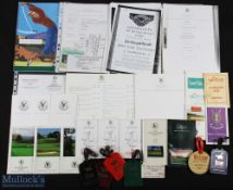1994-1996 Gleneagles Golf Club Employee Ephemera, to include headed paper, course plans of the now