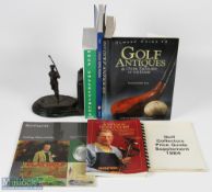 Antique Golf Collectables Reference Books, to include Gilchrist's Guide To Golf Collectables 2004,
