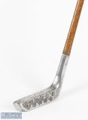 Jack Randall of Sundridge Park Kent patent alloy mallet head putter with 11x circular lead face