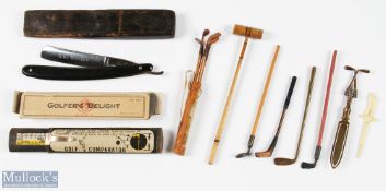 Interesting cross section of various period golfing related items (14) - Robert Clark Cutler