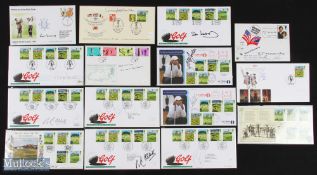 Collection of Signed First Day Covers by International Golfers and Other Golfing Personalities of