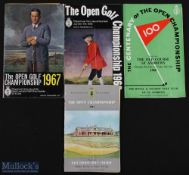 1960-1967 The Open Golf Championship Programmes, with 1960 Centenary programme, 1962 Old Troon