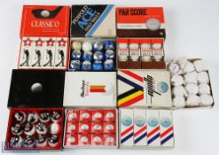 84x Wrapped and Boxed Golf Balls, to include boxes of Apollo, Uniroyal Plus 6, Penfold Ace, Par