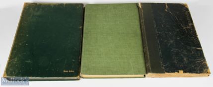 Henry Cotton Open Golf Champion Personal Collection of Golf Scrap Book Albums (3) - comprising large