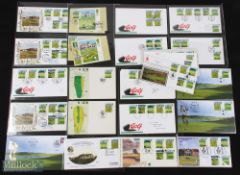 Assorted Collection of Golfing First Day Covers (50) - featuring Singles, St Andrews, Ryder Cup,