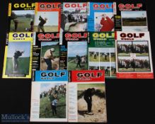 1963 Golf World Monthly magazines (12) a complete run-again published over 59 years ago. Note: