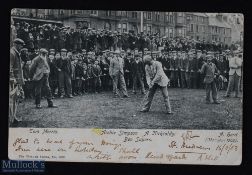 1903 Tom Morris - early golfing Wrench series No.1999 postcard showing Archie Simpson, A