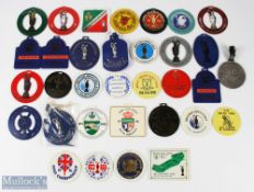 1973-2000 The Open Golf badges to include Troon 1973, Turnberry 1977, Royal Birkdale 1976