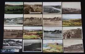 Collection of 15x various early South West Region golfing postcards from 1908 onwards - 3x