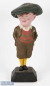 Original Rare Penfold Man Papier Mache Non Smoking Golfing Figure - slightly slim down version -