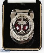 Scarce 2011 Official PGA Cup Silver Plated Money Clip - played at The CordeValle Golf Club USA and