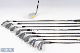 MacGregor Tourney Classic Pro-82 Golf irons (x9) includes 3, 4, 5, 6, 7, 8, 9, P & S, stamped