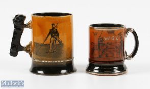 2x Royal Bradwell Golfing Tankards - the larger 'Sport Series' measuring 5