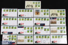 Collection of Open Golf Championship First Day Covers (17) - bearing circular date stamps of each of