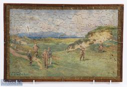 Michael Brown original Life Association of Scotland colour print jigsaw puzzle - titled Westward Ho!