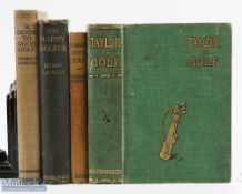 Collection of Early Golf Instruction Books from early 1900s (4) J H Taylor 