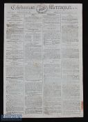 1792 The Caledonian Mercury Newspaper Leith Golfing Announcement - dated Thursday November 22,