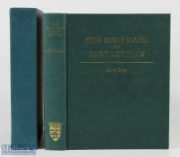 The Golf Book of East Lothian, John Kerr, No.333 of 500 copies in original slip case 1987