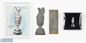 Collection of The Open Golf Championship Cup related items (4) to include W A and A C Churchman 