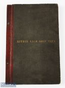 Rare 1924 Rother Vale Golf Club Sheffield (1920s-1939) Presentation Photograph Album - presented